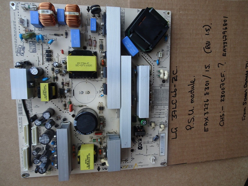 LG 37\" 37LC7D-UB AUSVLMM EAY34796801 Power Supply Board Unit tes